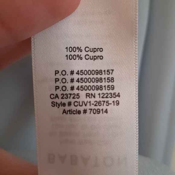 Aritzia Babaton Humbert Blouse Blue Bell Sleeve - Picture 8 of 11